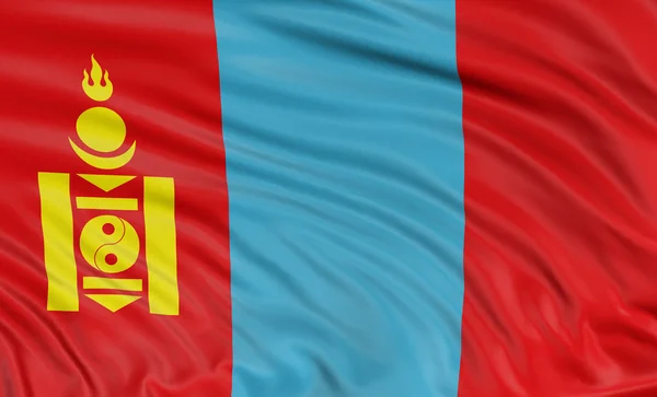 Flag of Mongolia — Stock Photo, Image