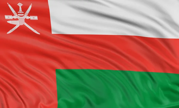 Vlag van Oman — Stockfoto