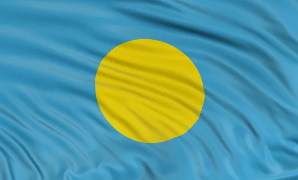 Palau Cumhuriyeti bayrağı — Stok fotoğraf