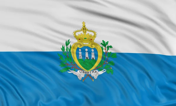 San Marino bayrağı — Stok fotoğraf