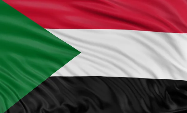 Bandera de sudan — Foto de Stock