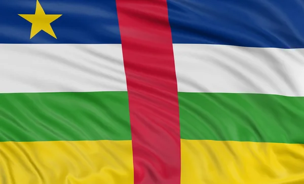 Flag of Central African Republic — Stock Photo, Image