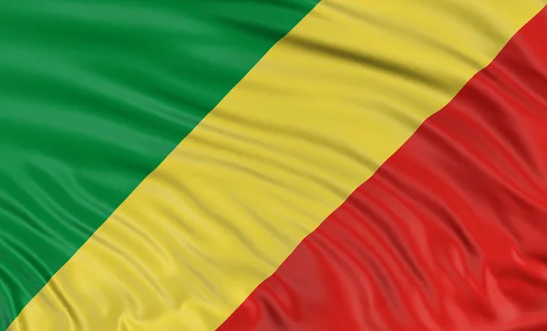 Flagga Kongo — Stockfoto