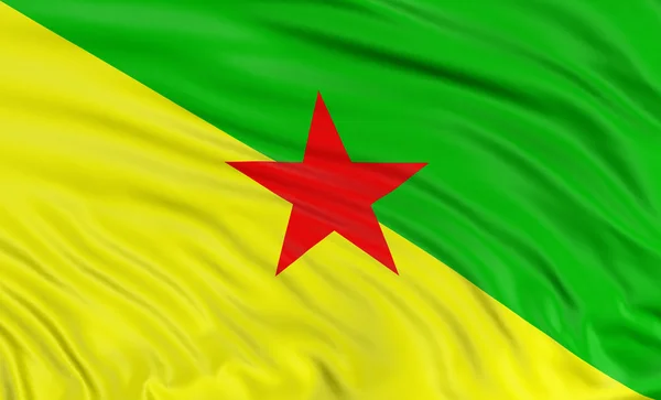 Vlag van Frans Guyana — Stockfoto