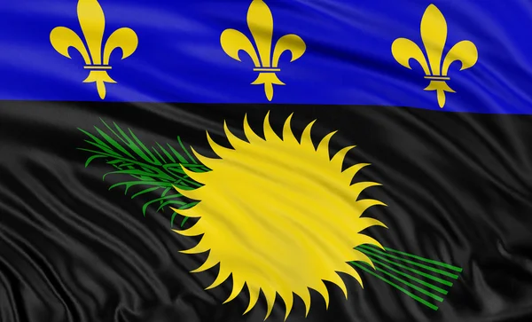Guadeloupe bayrağı — Stok fotoğraf