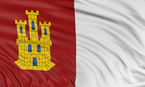 Прапор Кастилія — Ла-Манча — стокове фото