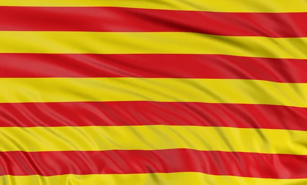 Vlajka Katalánsko — Stock fotografie