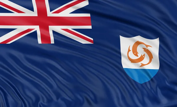 Flagge von Anguilla — Stockfoto