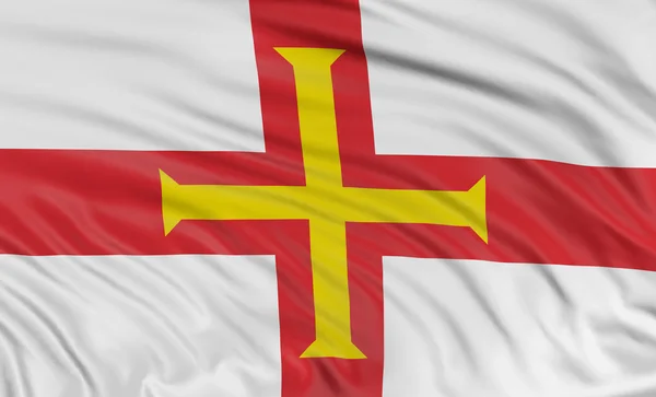 Vlag van Guernsey — Stockfoto