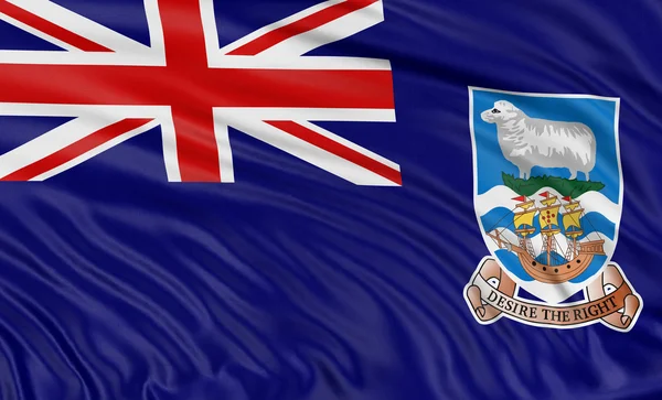 Falkland islands flag — Stock Photo, Image