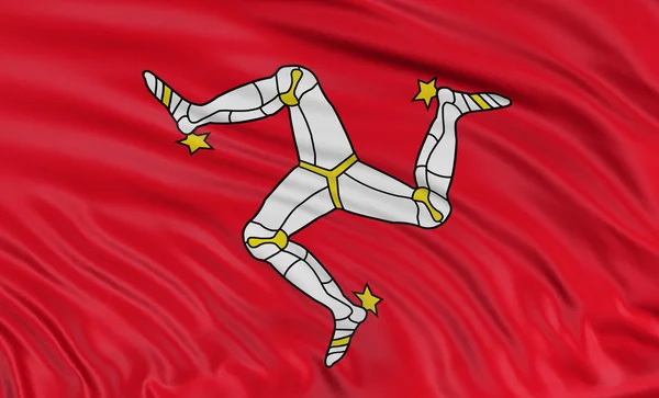 Vlag van het eiland Man — Stockfoto