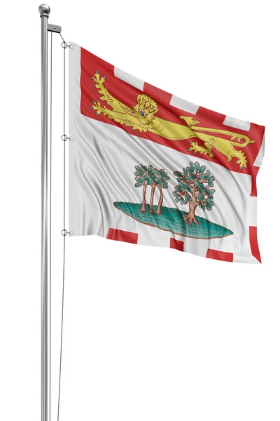 国旗的爱德华王子岛 — 图库照片