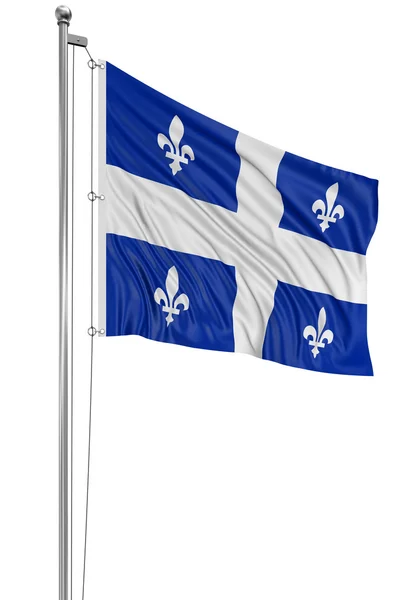 Quebecká vlajka — Stock fotografie