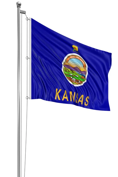 Kansas flag — Stock Photo, Image
