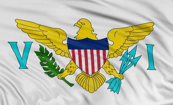 Bandiera delle Isole Vergini (US) — Foto Stock
