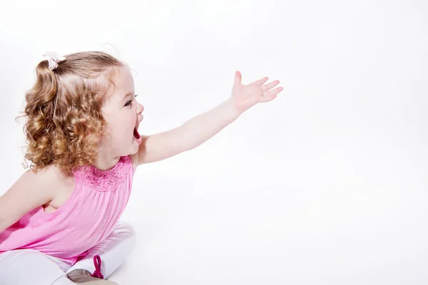 Menina loira bonita — Fotografia de Stock