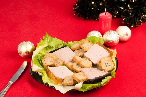 Christmas appetizer — Stock Photo, Image