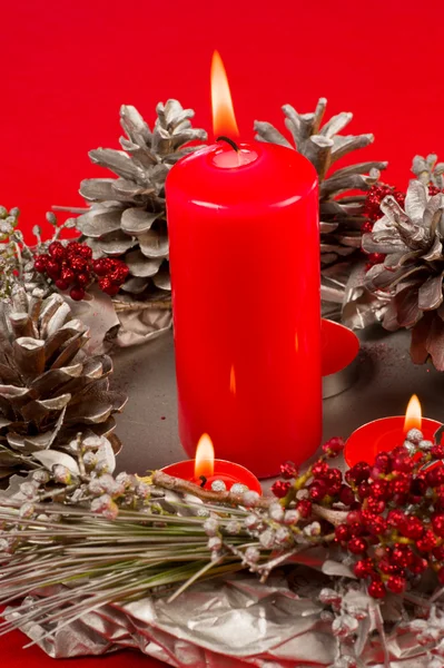 Handgemaakte decoratie van Kerstmis — Stockfoto