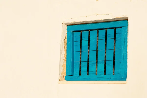 Ventana azul — Foto de Stock