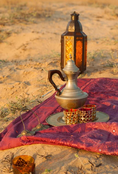 Бедуинская сцена — стоковое фото