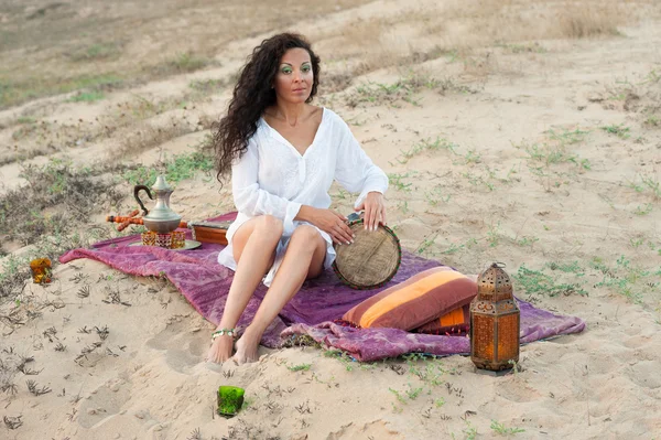 Djembe-Spieler — Stockfoto