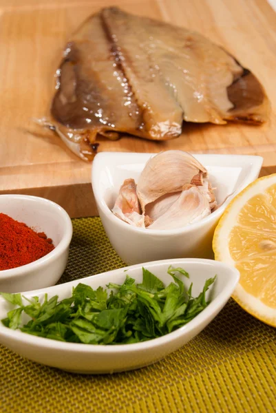 Marinade ingrediënten — Stockfoto