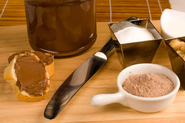 Nutella still life — Stock Photo, Image