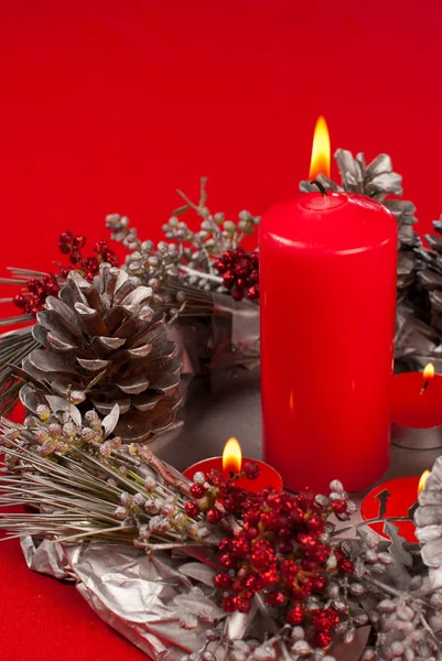 Handgemaakte decoratie van Kerstmis — Stockfoto