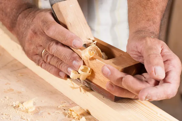 Hands with plane