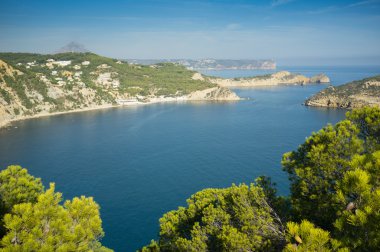 Javea kıyı şeridi