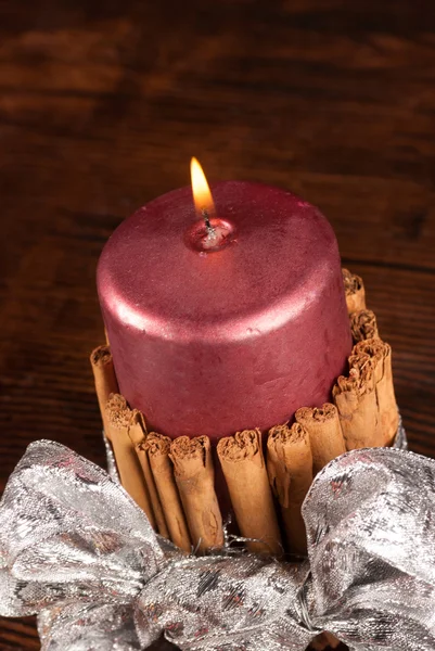 Vela de Navidad . — Foto de Stock