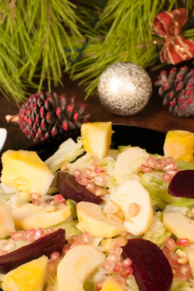 Salada de Natal — Fotografia de Stock