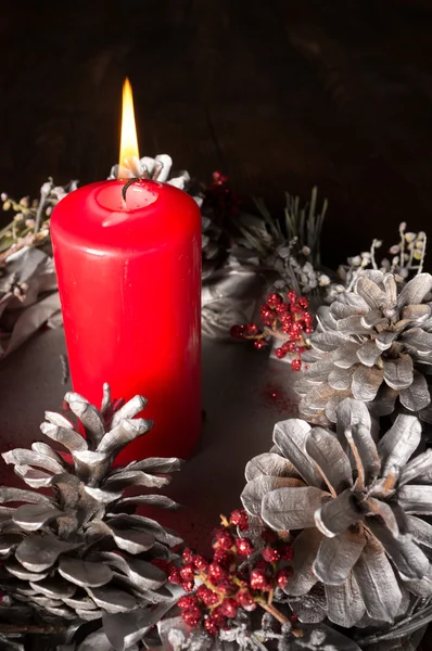 Candela di Natale — Foto Stock