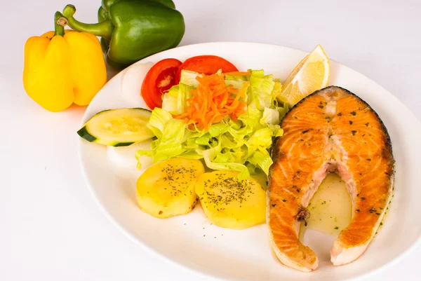 Portion of salmon — Stock Photo, Image