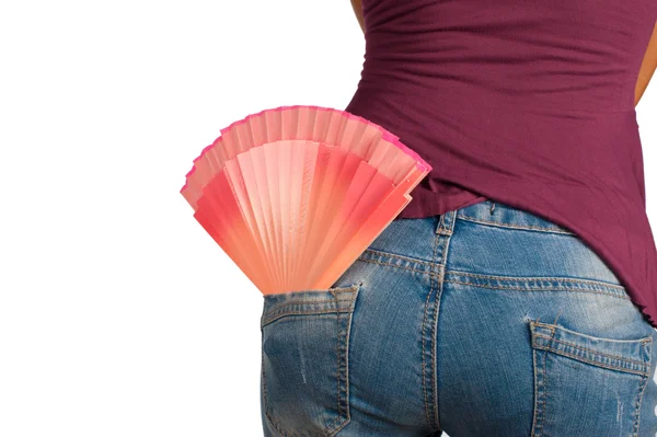 Fan sexy — Foto Stock