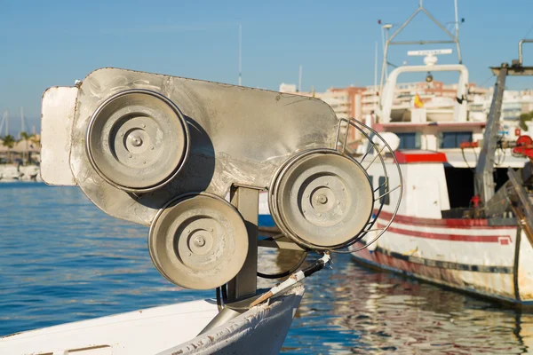 Winch on a trawler