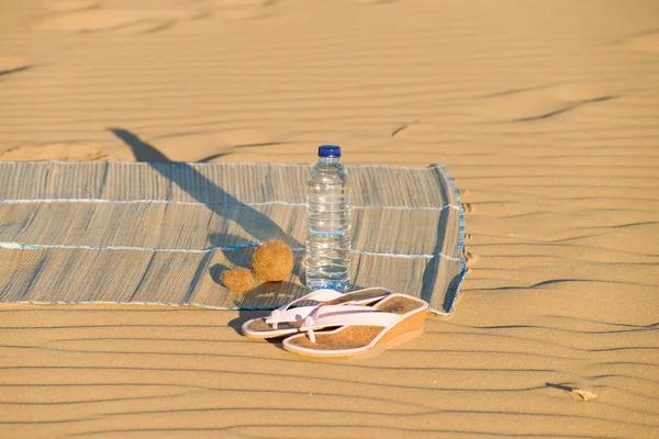 Hidratación en la playa — Foto de Stock