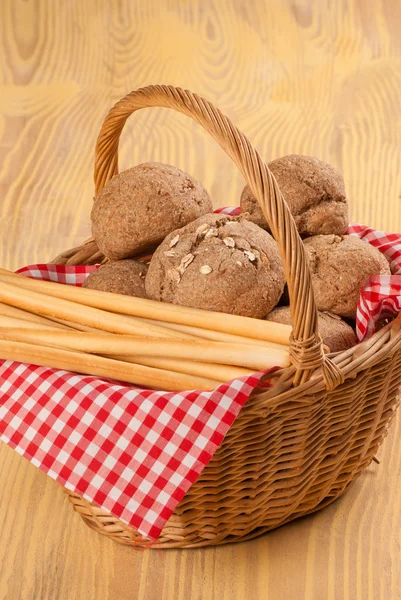 Bread basket — Stock Photo, Image