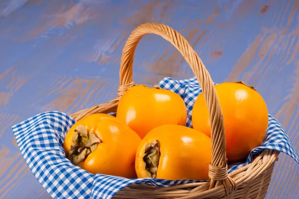 Persimmon Natureza morta — Fotografia de Stock