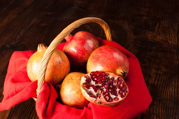 Pommegranates still life — Stock Photo, Image