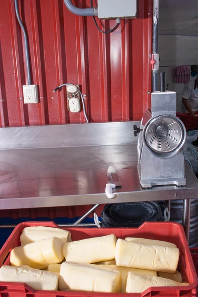 Barras de queijo acabadas — Fotografia de Stock