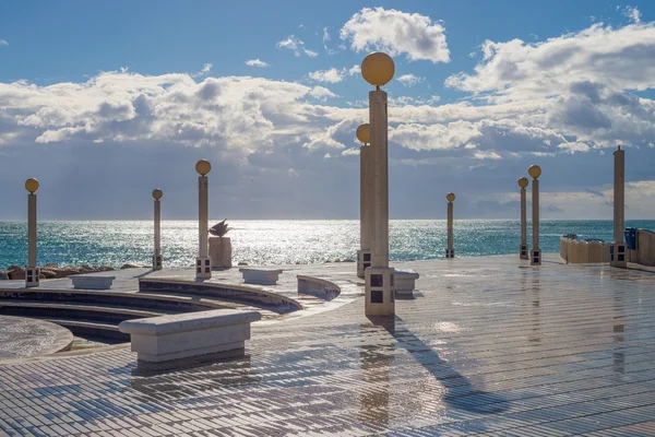 Strandpromenade von Altea — Stockfoto