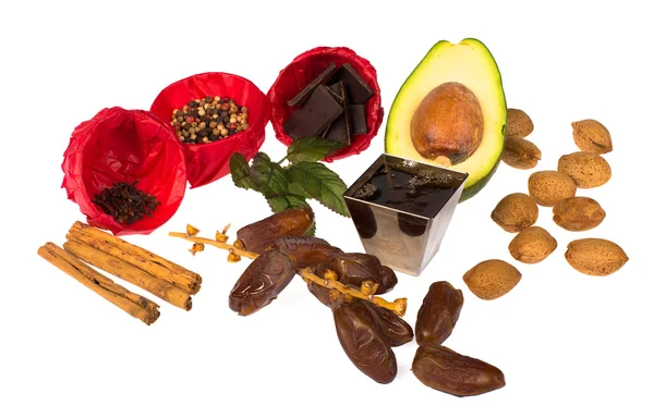 Aphrodisiac ingredients — Stock Photo, Image