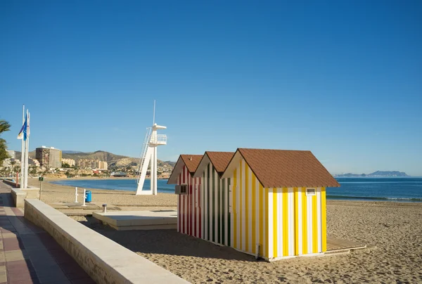 Campello beach promenade — Stok fotoğraf