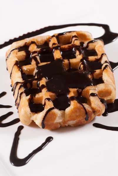 Taze Belçika waffle — Stok fotoğraf