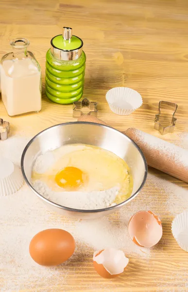 Zelfgemaakte deeg — Stockfoto