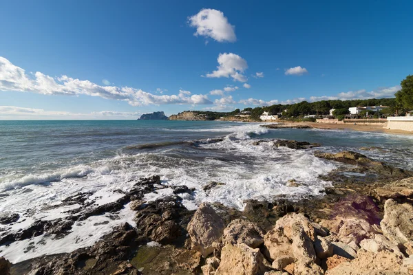 Moraira coastline — Stock Photo, Image