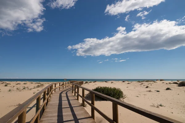 Carabassi beach — Stock Photo, Image