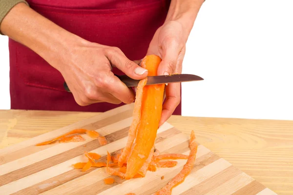 Preparing carrot — Stock Photo, Image