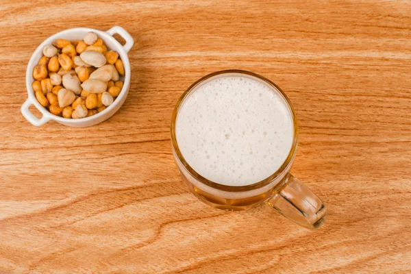 Beer high angle view — Stock Photo, Image